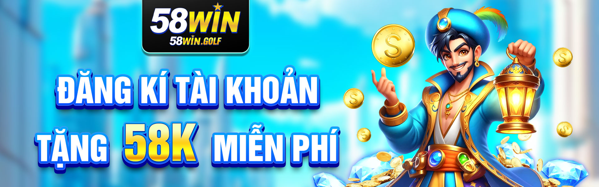 Banner thương hiệu 58win