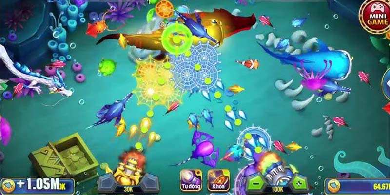 Sảnh game với nhiều ưu điểm nổi bật tại trang web